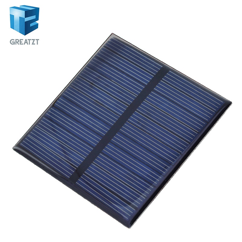 Solar Charger Panel Foldable - GREATZT 5.5V 110mA Solar Panel Polycrystalline