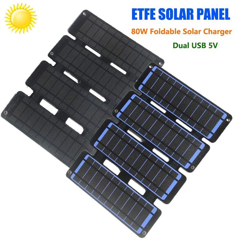Foldable Solar Panel 80W ETFE  - Solar Charger Panel Foldable review and price