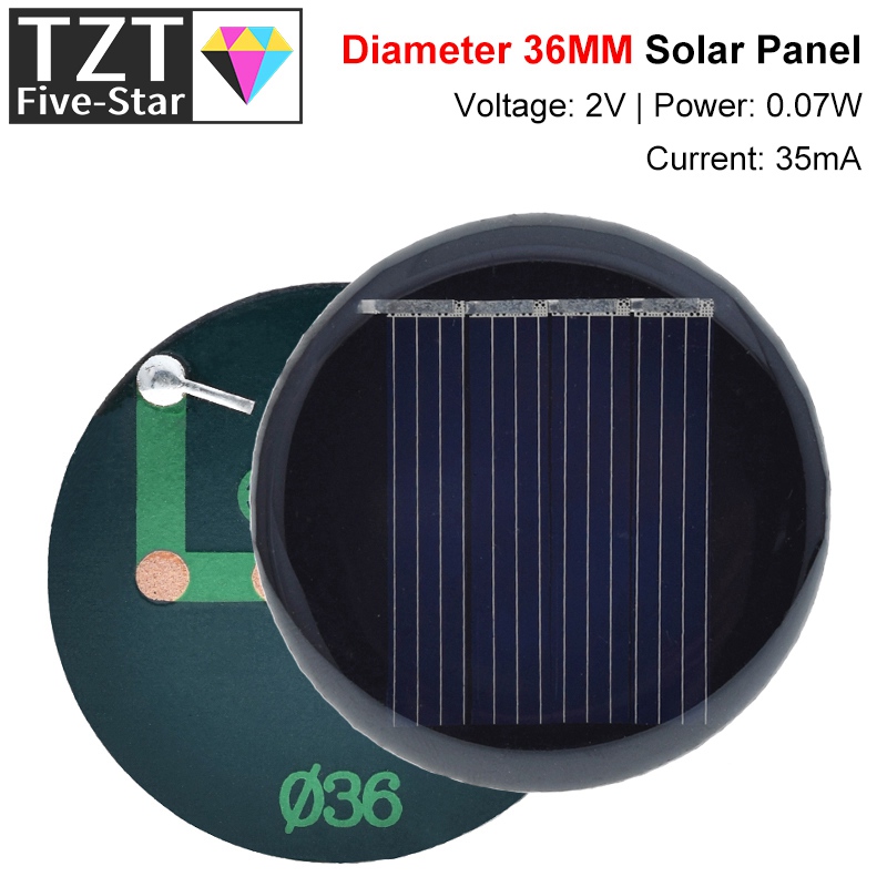 1/3/5PCS 2V 35mA 0.07W D36MM P - Solar Charger Panel Foldable review and price