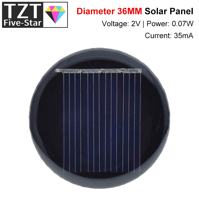 1/3/5PCS 2V 35mA 0.07W D36MM P - Solar Charger Panel Foldable review and price