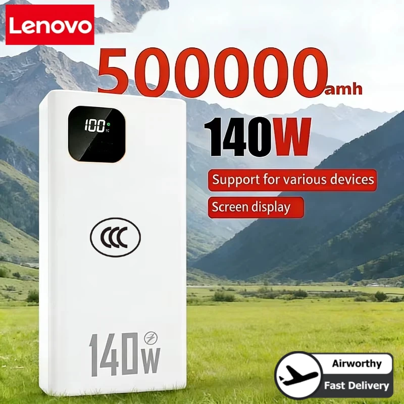 Lenovo 140W 500000mAh Ultra Ca - Solar Charger Panel Foldable review and price
